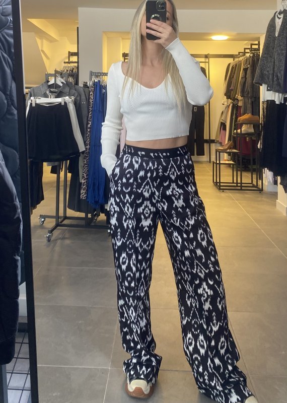 Bel Lastik Detay Pantolon