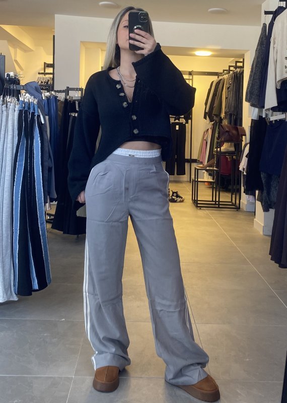Bel Detaylı Pantolon