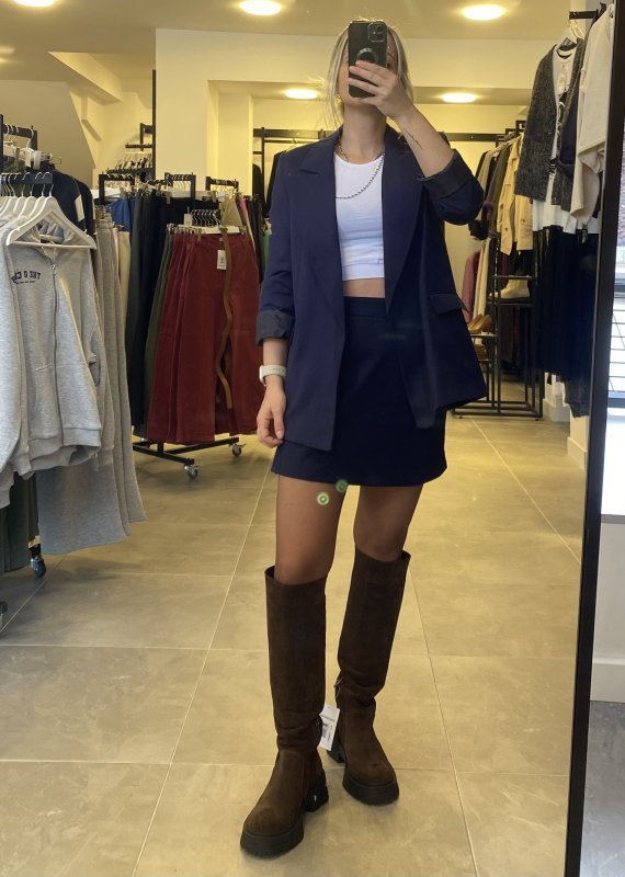 Lacivert Blazer